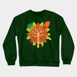 Organic Abstraction for Autumn Crewneck Sweatshirt